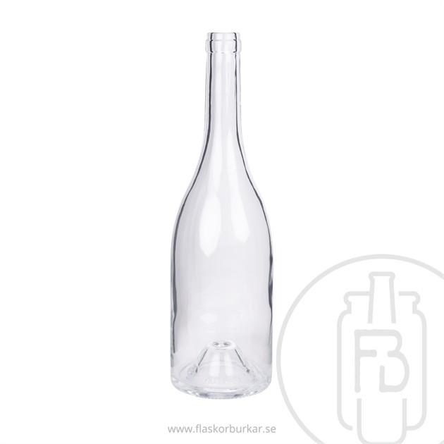 Bourgogneflaska, 750ml,Flint, Elegance